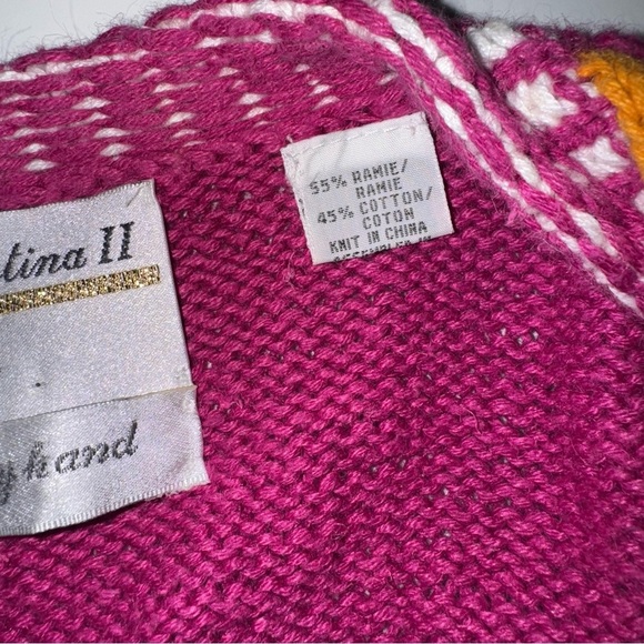 Vintage Texas Rodeo Hand Knit Marisa Christina Sweater Vest (1990s)  3X - Picture 8 of 11